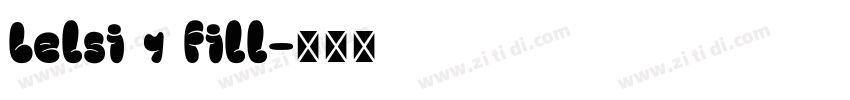 Lelsi 1 fill字体转换